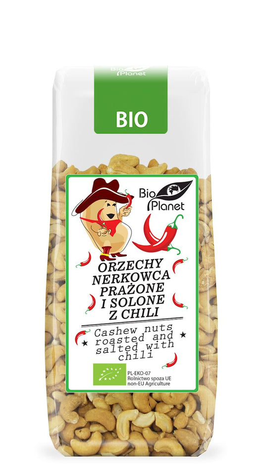 ORZECHY NERKOWCA PRAŻONE I SOLONE Z CHILI BIO 100 g - BIO PLANET-0