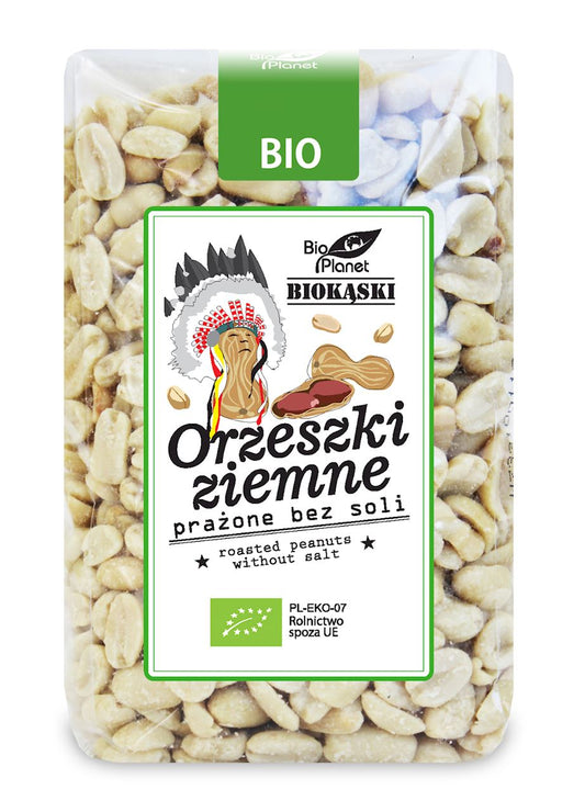 ORZESZKI ZIEMNE PRAŻONE BEZ SOLI BIO 350 g - BIO PLANET-0