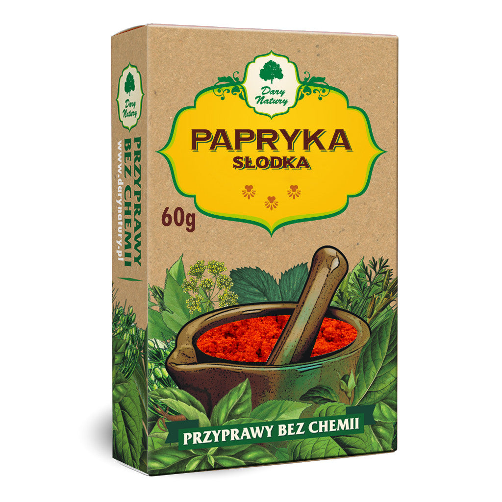 PAPRYKA SŁODKA MIELONA 60 g - DARY NATURY-0