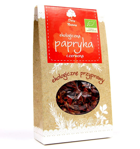 PAPRYKA SŁODKA SUSZONA BIO 50 g - DARY NATURY-0