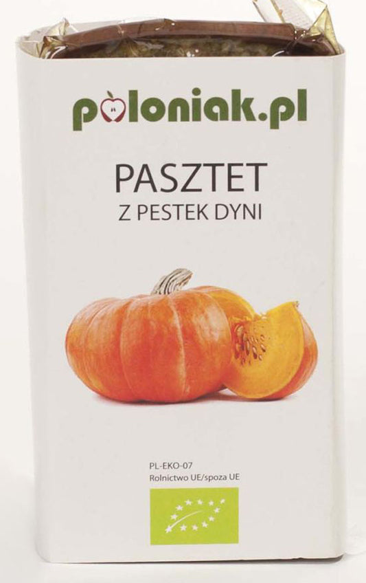 PASZTET WEGAŃSKI Z PESTEK DYNI BIO 160 g - POLONIAK-0