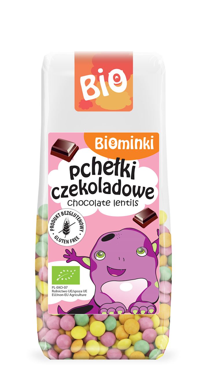 PCHEŁKI CZEKOLADOWE BEZGLUTENOWE BIO 100 g - BIOMINKI-0