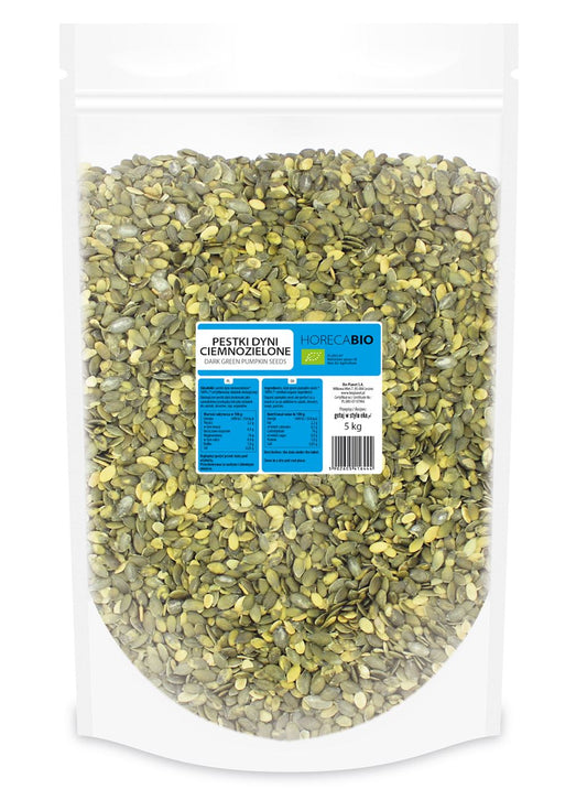 PESTKI DYNI CIEMNOZIELONE BIO 5 kg - HORECA-0