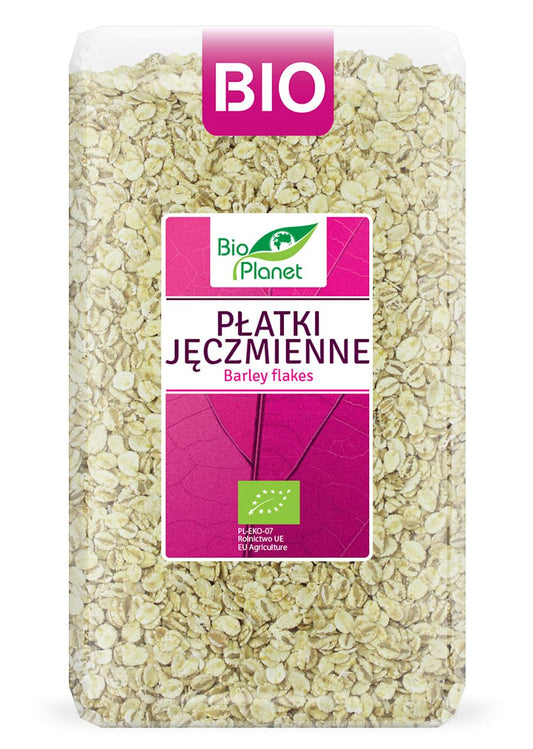 PŁATKI JĘCZMIENNE BIO 600 g - BIO PLANET-0