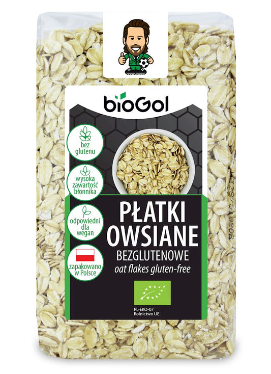 PŁATKI OWSIANE BEZGLUTENOWE BIO 300 g - BIOGOL-0