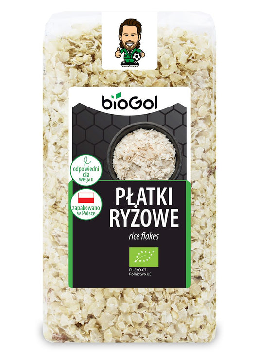 PŁATKI RYŻOWE BIO 300 g - BIOGOL-0