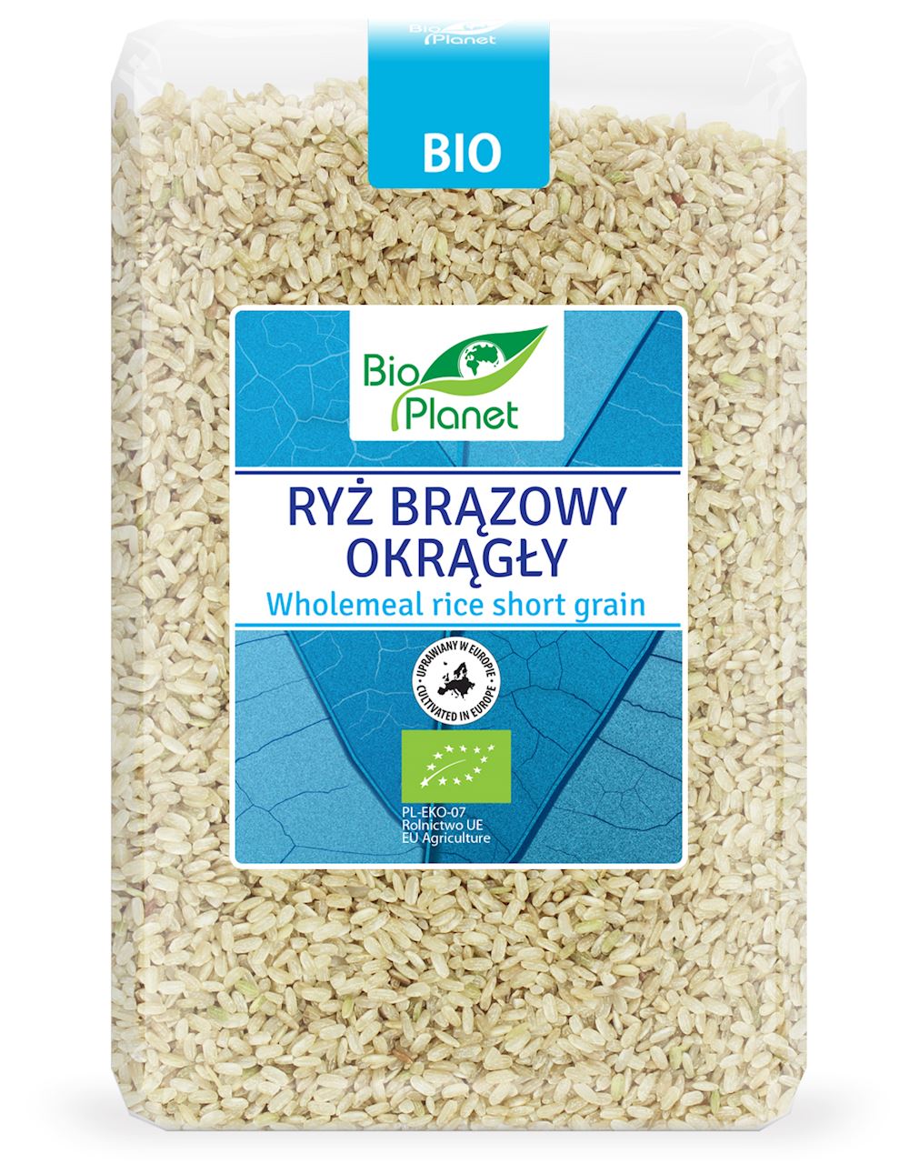 RYŻ BRĄZOWY OKRĄGŁY BIO 2 kg - BIO PLANET-0