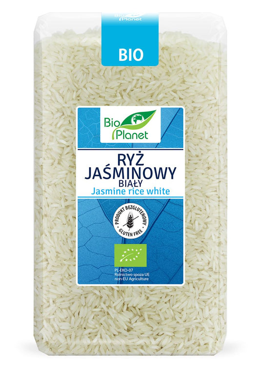 RYŻ JAŚMINOWY BIAŁY BEZGLUTENOWY BIO 1 kg - BIO PLANET-0