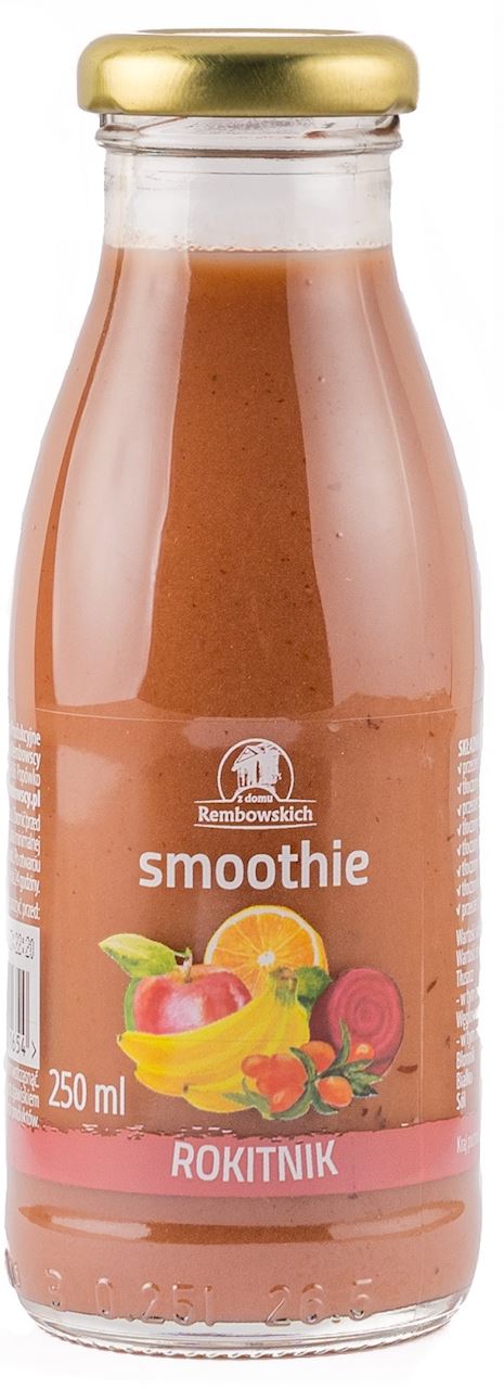 SMOOTHIE JABŁKO - BANAN - CZARNA PORZECZKA - BURAK - ROKITNIK 250 ml - REMBOWSCY-0