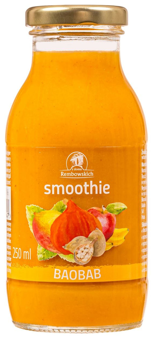 SMOOTHIE JABŁKO - MANGO - BANAN - DYNIA - BAOBAB 250 ml - REMBOWSCY-0