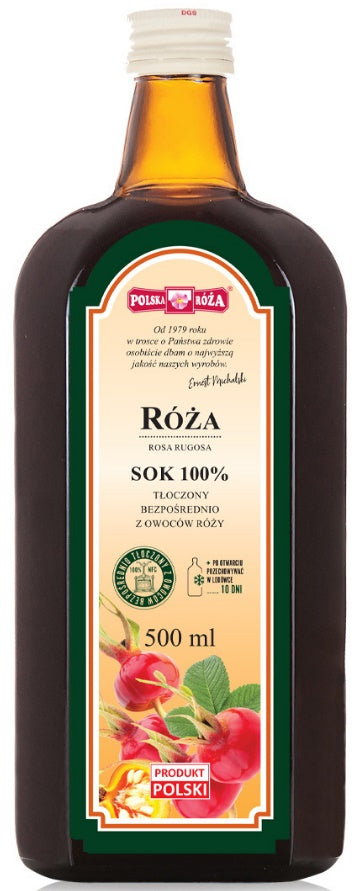 SOK Z RÓŻY NFC 500 ml - POLSKA RÓŻA-0