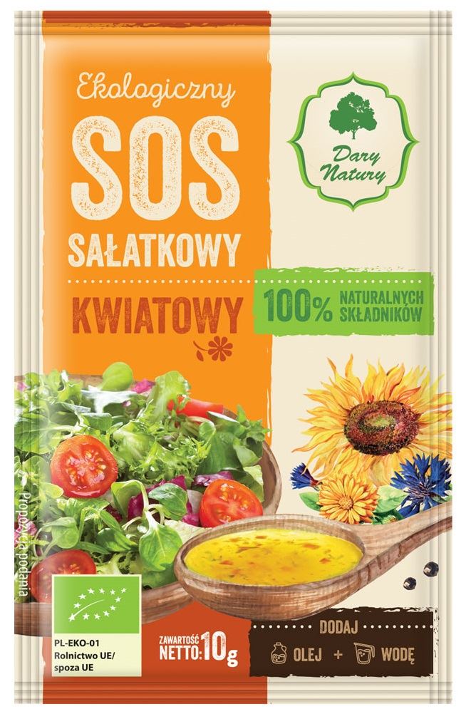 SOS SAŁATKOWY KWIATOWY BIO 10 g - DARY NATURY-0