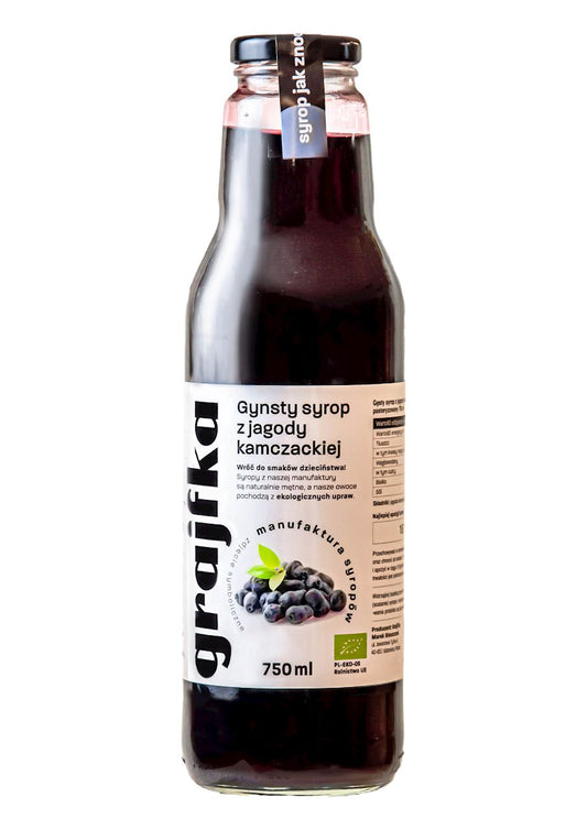 SYROP Z JAGODY KAMCZACKIEJ BIO 750 ml - GRAJFKA-0