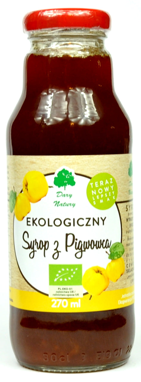 SYROP Z PIGWOWCA BIO 270 ml - DARY NATURY-0