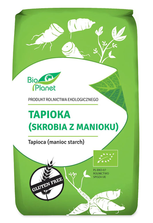 TAPIOKA (SKROBIA Z MANIOKU) BEZGLUTENOWA BIO 400 g - BIO PLANET-0