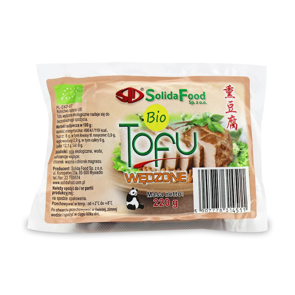 TOFU WĘDZONE BIO 220 g - SOLIDA FOOD-0