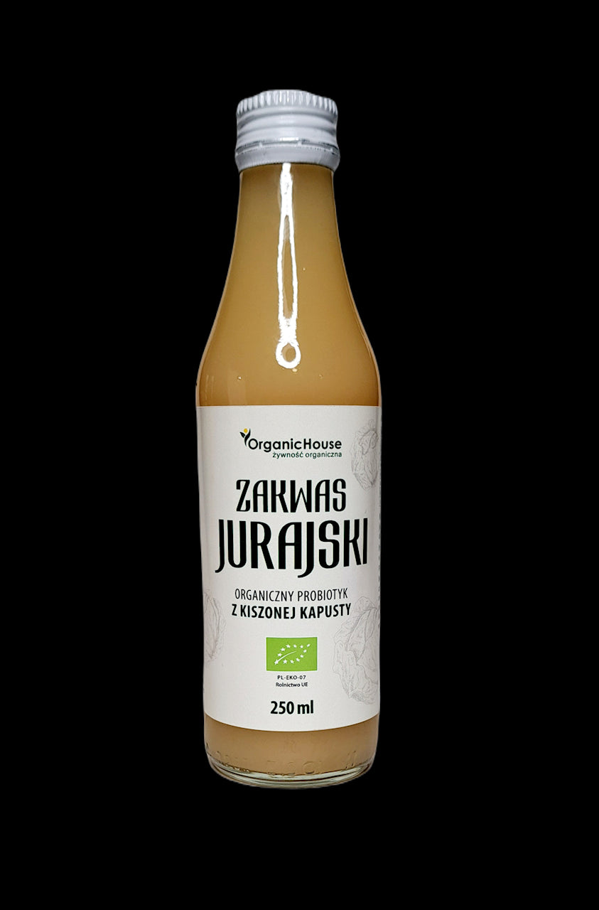 ZAKWAS Z KISZONEJ KAPUSTY JURAJSKI BIO 250 ml - ORGANIC HOUSE-0