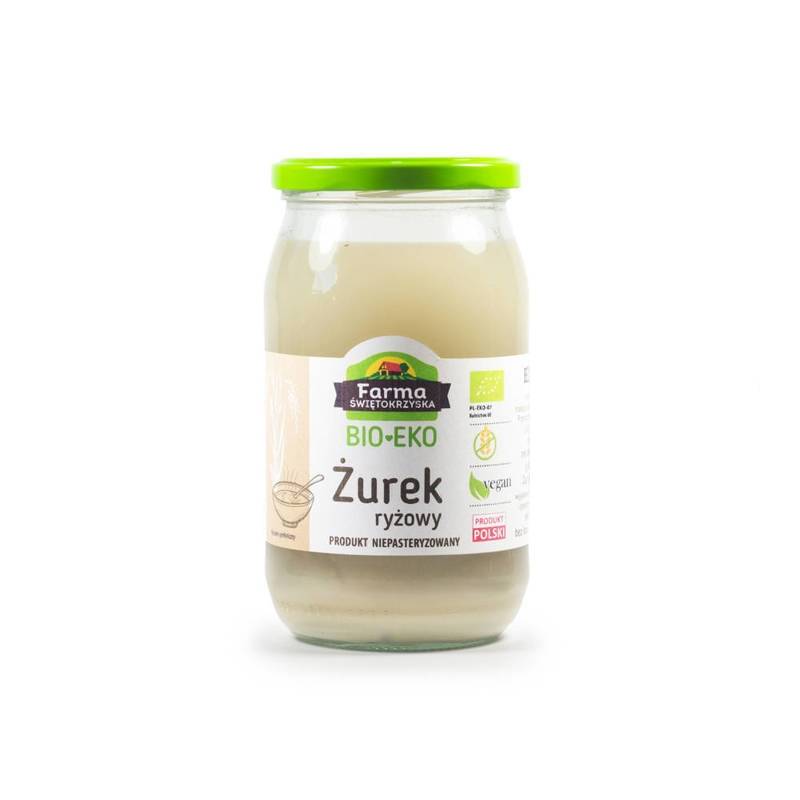 ŻUREK NA ZAKWASIE Z RYŻU BEZGLUTENOWY BIO 700 ml - FARMA ŚWIĘTOKRZYSKA-0