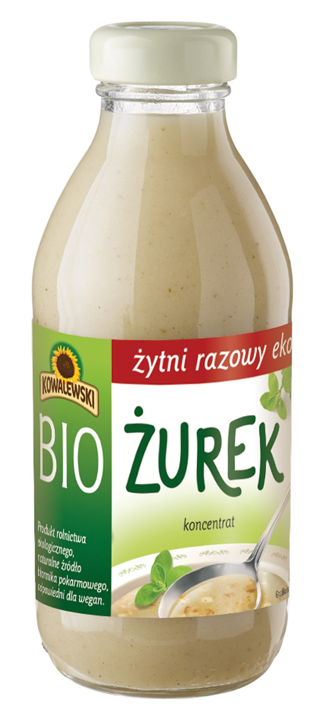 ŻUREK ŻYTNI RAZOWY KONCENTRAT BIO 320 ml - KOWALEWSKI-0