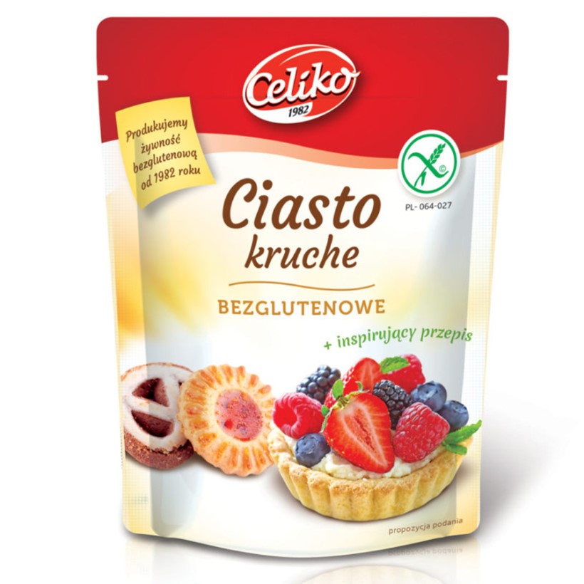 Mieszanka na ciasto kruche bezglutenowe Celiko, 200g-0