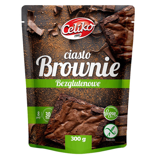 Mieszanka na bezglutenowe Brownie Celiko 300g-0