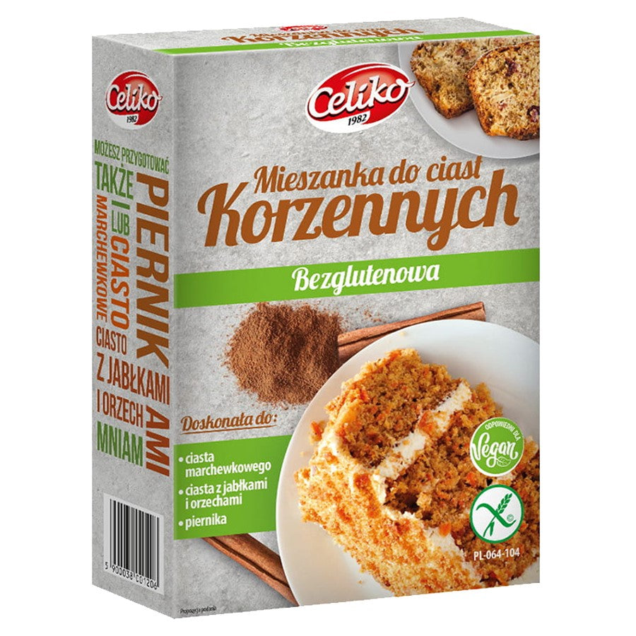 Mieszanka do ciast korzennych bezglutenowa Celiko, 300g-0