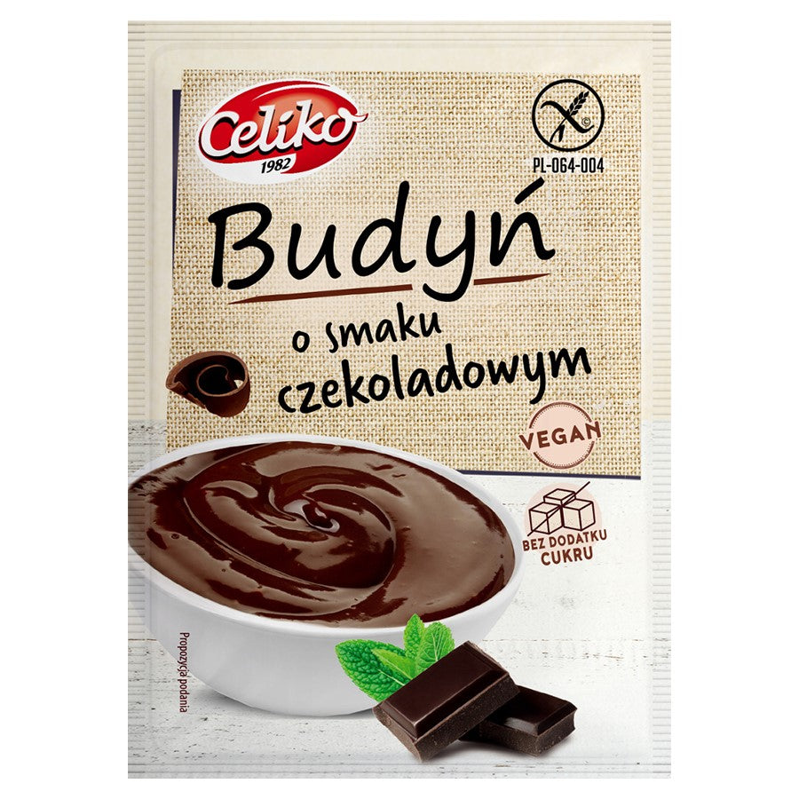 Budyń o smaku czekoladowym bez glutenu Celiko, 40g-0