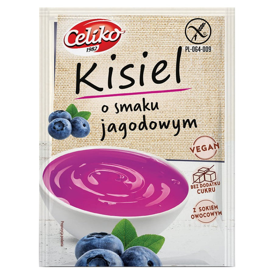 Kisiel jagodowy bez glutenu Celiko, 40g-0