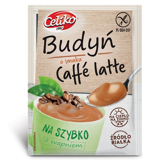 Budyń na szybko Caffe Latte bez glutenu Celiko, 37g-0