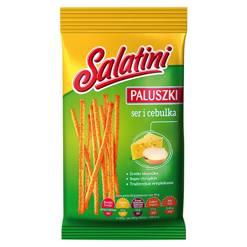 Paluszki serowo-cebulowe Salatini 40g-0