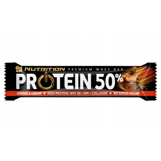 Baton Go On Nutrition Protein Bar 50% Cookie-Cream, Sante 40g-0