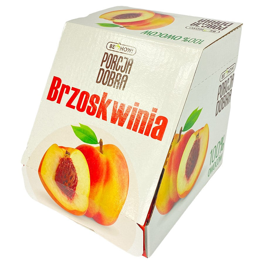 Przekąska jabłkowo-brzoskwiniowa Porcja Dobra, 16g-3