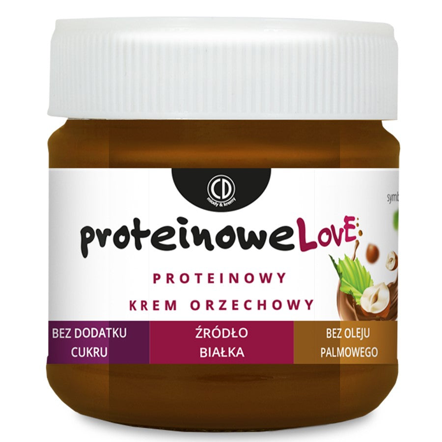 Proteinowy krem orzechowy "PROTEINOWELOVE" CD, 200g-0