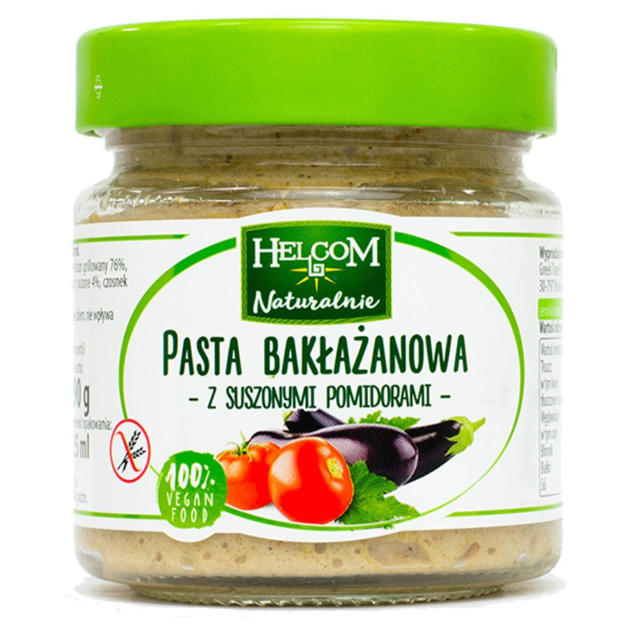 Pasta bakłażanowa z suszonymi pomidorami Helcom 190g-0