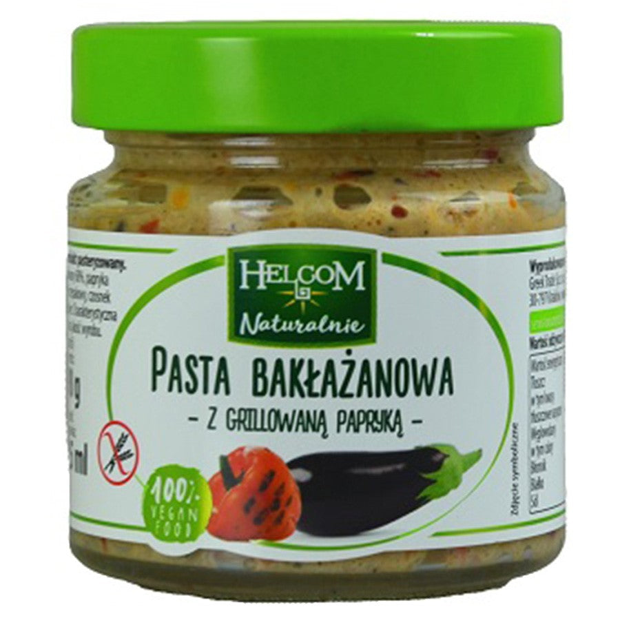 Pasta bakłażanowa z grillowaną papryką Helcom 190g-0