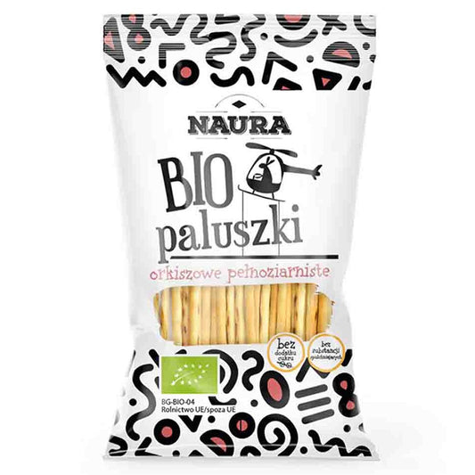 Paluszki orkiszowe pełnoziarniste Naura BIO, 45g-0