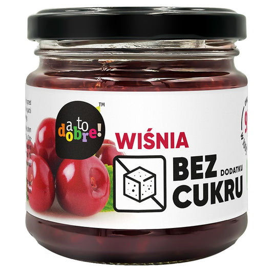 Wiśnia bez dodatku cukru o konsystencji konfitury A To Dobre! 195g-0