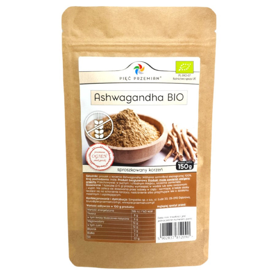 Ashwagandha BIO Pięć Przemian, 150 g-0