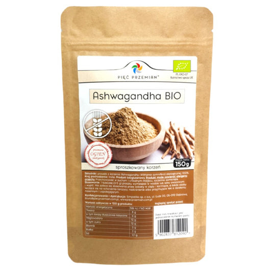 Ashwagandha BIO Pięć Przemian, 150 g-0