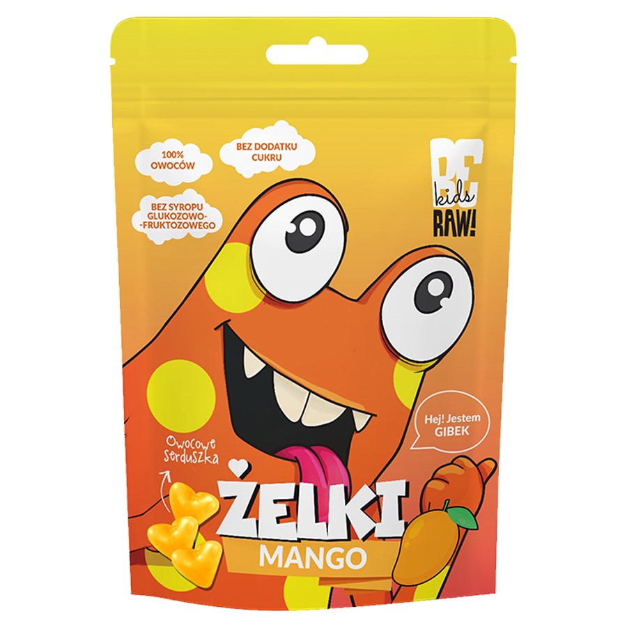 Żelki Mango BeRAW Kids, 35g-0