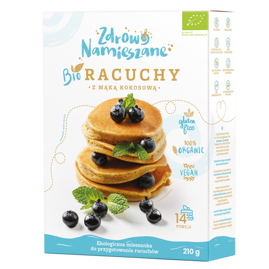 Racuchy z mąką kokosową Zdrowo Namieszane BIO, 210g-0