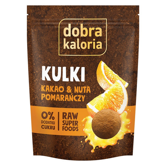 Kulki Mocy - Kakao i nuta pomarańczy Dobra Kaloria 65g-0