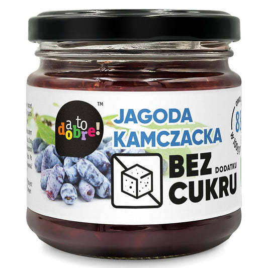 Jagoda kamczacka bez dodatku cukru o konsystencji konfitury A To Dobre!, 195g-0