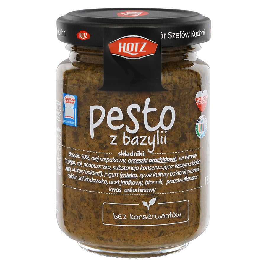 Pesto bazyliowe HOTZ, 130g-0