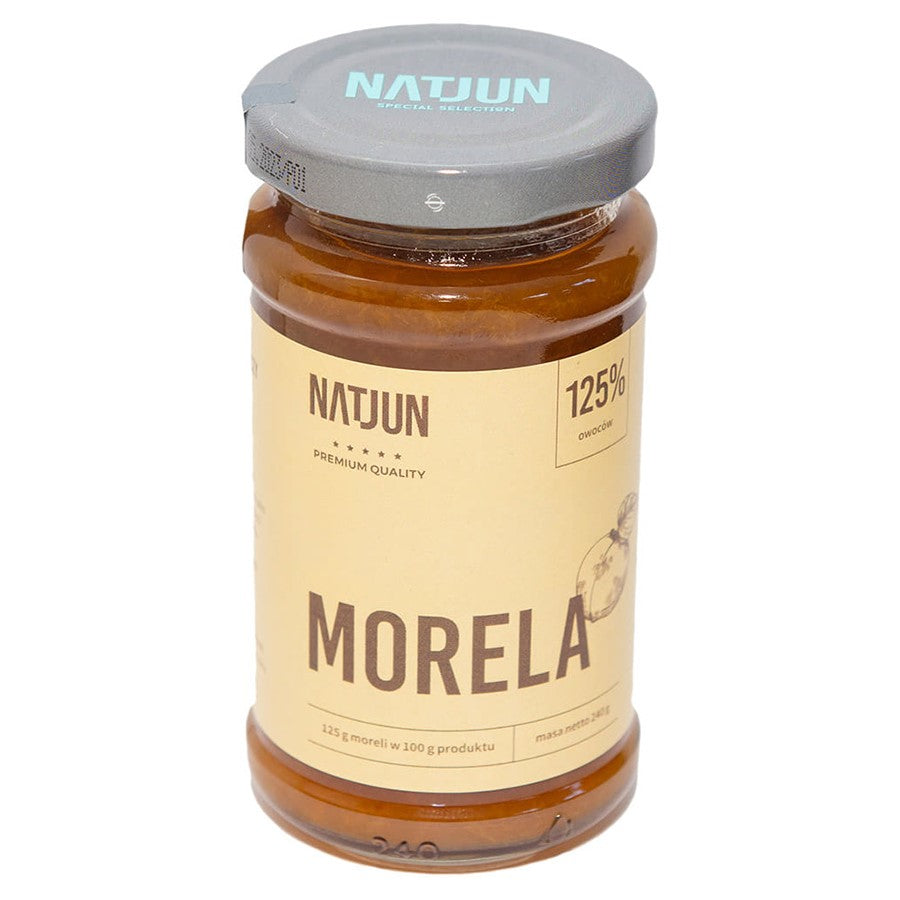 Konfitura morelowa bez dodatku cukru 125% Natjun, 240g-0