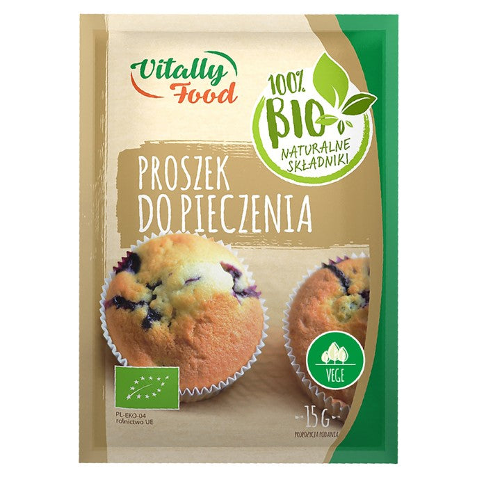 Proszek do pieczenia Vitally Food BIO, 15g-0