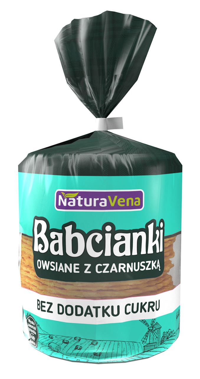 BABCIANKI OWSIANE Z CZARNUSZKĄ BEZ DODATKU CUKRÓW 100 g - NATURAVENA-0