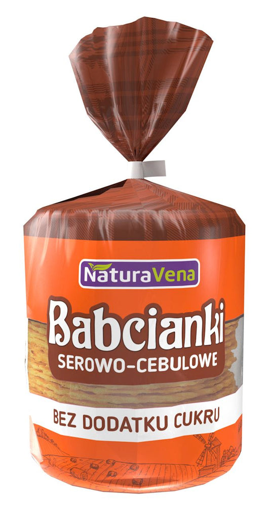 BABCIANKI SEROWO-CEBULOWE BEZ DODATKU CUKRÓW 110 g - NATURAVENA-0