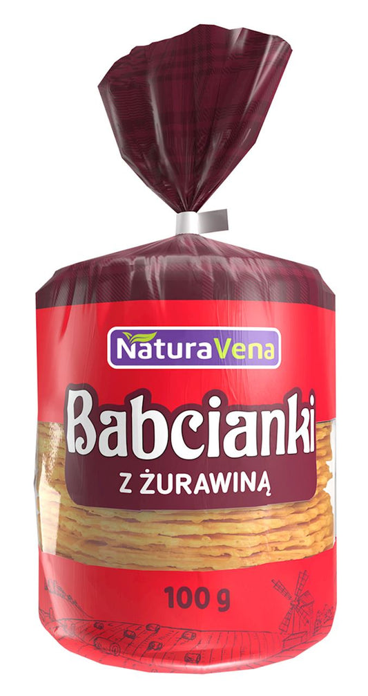 BABCIANKI Z ŻURAWINĄ 100 g - NATURAVENA-0