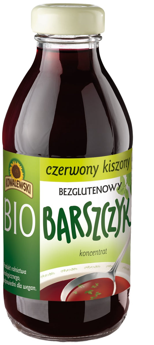 BARSZCZ CZERWONY KISZONY BEZGLUTENOWY KONCENTRAT BIO 320 ml - KOWALEWSKI-0